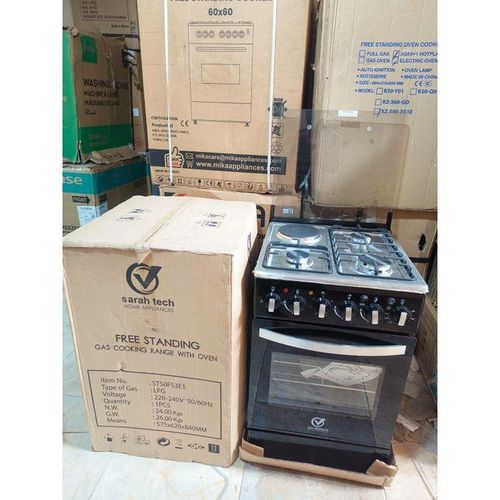 Saratech 60*60 3+1 free standing cooker