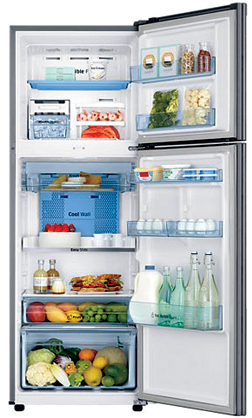 SAMSUNG 233LTR DOUBLE DOOR COOLWALL REFRIGERATOR : RT28K3082S8
