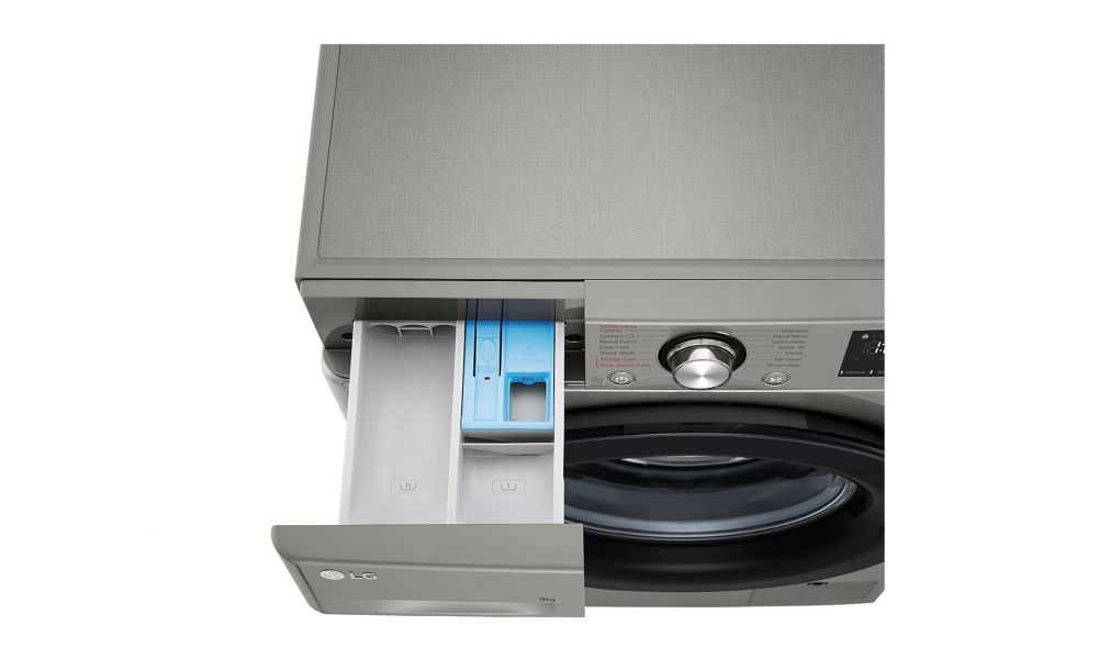LG F4V5RGP2T Front Load Washer Dryer, 10.5/7KG - AI DD Technology, Steam Technology, Wi-Fi ThinQ™