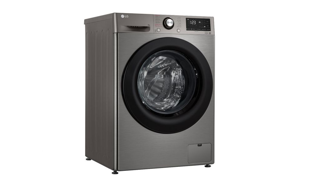 LG F4V5RGP2T Front Load Washer Dryer, 10.5/7KG - AI DD Technology, Steam Technology, Wi-Fi ThinQ™