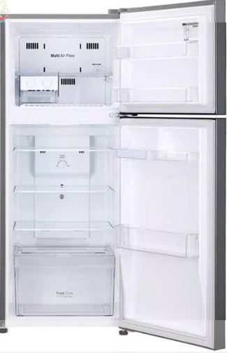 LG 234L NO FROST DOUBLE DOOR FRIDGE TOP FREEZER GL-C252SLBB