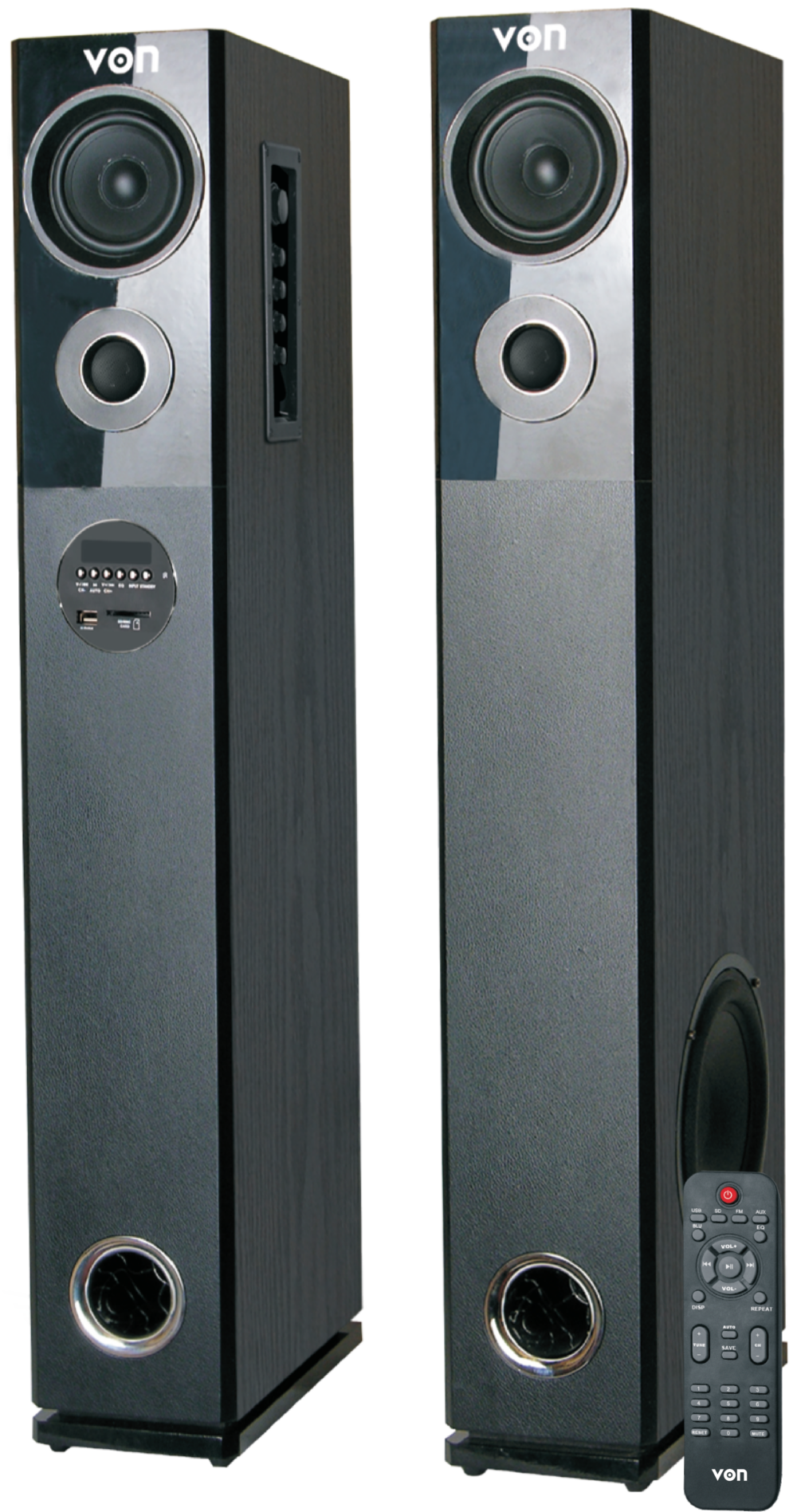 VEA2402ET Active Speakers 240W Tall boy Subwoofer